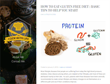 Tablet Screenshot of cookwithlife.com